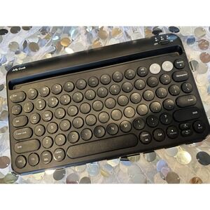 Jelly Comb B046 Bluetooth Wireless Keyboard Black Tablet Phone Stand‎ Portable